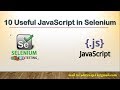 JavaScript Executor in Selenium WebDriver