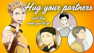 Long Hugs For Your Partners | Polyship Challenge (part 1/4) | TeruShouEnnoTana | Haikyuu texts