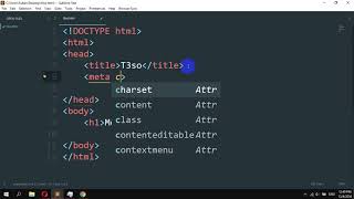 How to specify the character encoding for the HTML document