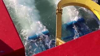 HSC Fjord Cat water jet propulsion - ride from Hirtshals to Kristiansand and back