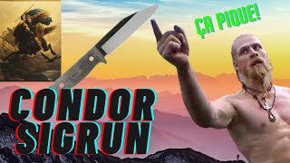 Un COUTEAU pour TECHNO-VIKING ! Le Condor SIGRUN