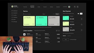 ASMR Programming - Responsive Digital Bank UI - No Talking