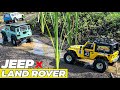 1/10 1/12 Rc Off Road Adventure 4x4 | Land Rover Defender Jeep Rubicon Cherokee