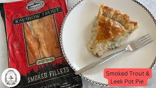 *National Pie Day* How to Make Ducktrap Smoked Rainbow Trout \u0026 Leek Puff Pastry Pie - Happy Bake Day