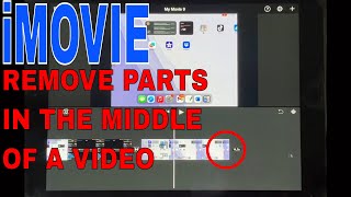 ✅  How To Remove Parts In The Middle Of A Video In iMovie 🔴