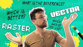 The difference between RASTER and VECTOR art?