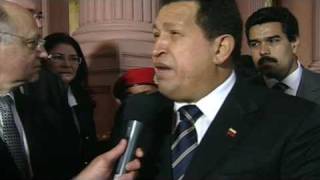 Palabras del Presidente de Venezuela, Hugo Chávez. El adiós a Néstor Kirchner