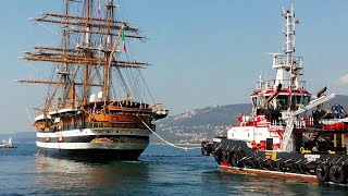 La Vespucci in tour nel golfo di Trieste