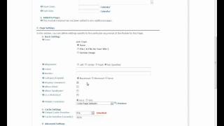 Module Settings Overview