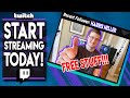 Twitch Streaming Made EASY! - Full Streamlabs Setup Tutorial + FREE Webcam Borders and Panels