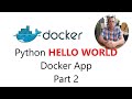 Create a Docker Hello World app with Python on Visual Studio Code and Remote Development SSH. part 2