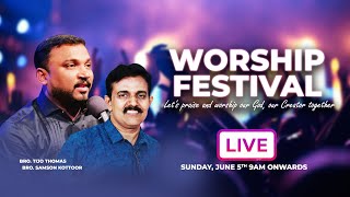 Worship Festival | Pr. Tijo Thomas | Br. Samson Kottoor | 5.6.2022