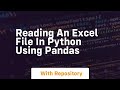 reading an excel file in python using pandas