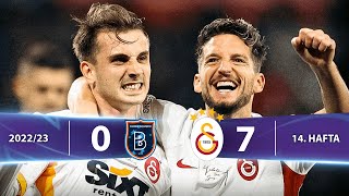 M. Başakşehir - Galatasaray (0-7) Highlights/Özet | Spor Toto Süper Lig - 2022/23