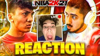 TYCENO vs CHICOFILO $1000 WAGER ADIN'S REACTION - NBA 2K21 WAGER OF THE YEAR!!