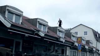 Brutal Rooftop Parkour Faceplant