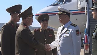 中国軍高官が訪朝 朝鮮戦争記念館で式典