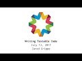 Lecture: Writing testable code