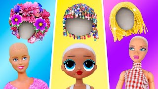 12 Barbie and LOL Surprise Hairstyle Ideas