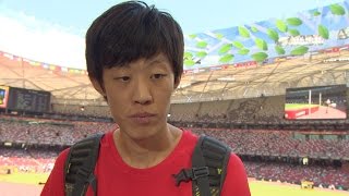 WCH 2015 Beijing - Guowei Zhang CHN High Jump Qualification