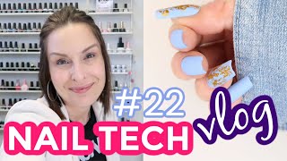 NAIL TECH VLOG #23 | DAILY LIFE | CLIENTS | PRESS ON NAILS | CHANGING MY NAILS