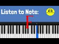 Piano Ear Training: Note F+