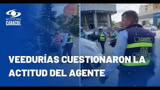 Agente de tránsito insultó a conductor que lo grabó en Bucaramanga