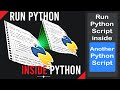 How can I make one Python file run another?