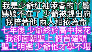 我是少爺紅袖添香的丫鬟，姨娘不在了，少爺被趕出府，我陪著他，兩人相依為命，七年後，少爺終於高中探花，我卻面朝聖上，俯首磕頭，聖上明鑑，少爺他才學不堪【幸福人生】#為人處世#生活經驗#情感故事