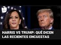 Harris vs Trump: ¿quién lidera la intención de voto en estados péndulos? Esto dicen las encuestas