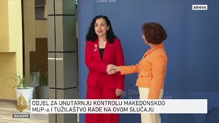 Incident na aerodromu u Skoplju: Osiguranje pokušalo uzeti telefon Vjosi Osmani