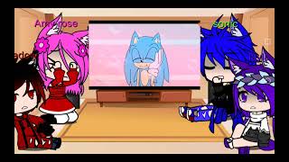 Sonic,Amy, shadow and Layla react to sonic e.x.e meme part 1