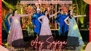 Aaj Sajeya | Dev & Muay's Wedding Dance Performance | Reception