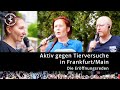 Redebeiträge mit klaren Argumenten gegen Tierversuche (Frankfurt 2024)