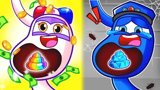 부유한 사람과 가난한 사람의 배 | Learn Good Habits | RoboSquad Kids Song