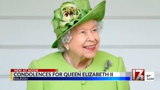 NC condolence book for Queen