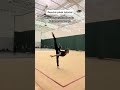 Best tutorial for rhythmic gymnastics penché pivot! Follow for more sports/rg content!