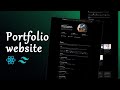 Build a Portfolio website using React.js and Tailwind css #reactjs #reactjstutorial #reactjswebsite