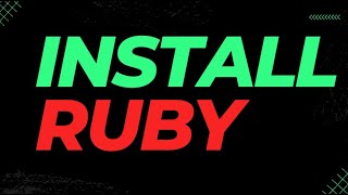 Install ruby using rvm mac
