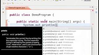 5 Hello World Program in Eclipse Tamil