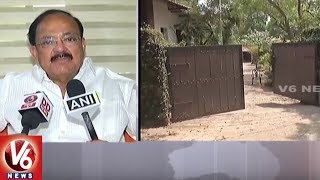 Venkaiah Naidu Responds On CBI Raids NDTV Founder Prannoy Roy's Home | V6 News