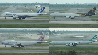 Airliners, Freighters | Spotting at Bangkok Suvarnabhumi | 6NOV2024 [4K]