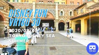 【VR180 3D】2020/8/8 Tokyo Disney Sea Summer #1