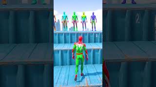GTA 5 Epic Water Ragdolls | Spider-Man Jumps / Fails ep.167 #shorts