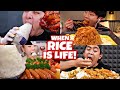 How Different Mukbangers EAT RICE! 🍚🙀🤤