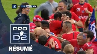 PRO D2 – Aurillac – Mont-de-Marsan : 28-13 – Demi-finale – Saison 2015-2016