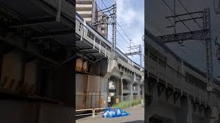 【京成スカイライナー】荒川区西日暮里五丁目の高架を京成日暮里駅に向かう🚈