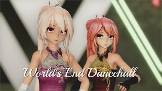 【MMD】World's End Dancehall/ワールズエンド・ダンスホール ／ TDA Haku & Luka【4K/60fps】