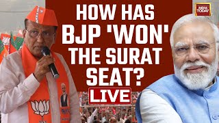 INDIA TODAY LIVE: BJP 'Wins' Surat Lok Sabha Seat, Congress Cries Surat Match Fixing | 2024 Polls