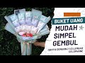 TUTORIAL BUKET UANG 14 LEMBAR !! BUKET UANG DENGAN 2 1/2 LEMBAR KERTAS CELOPHANE